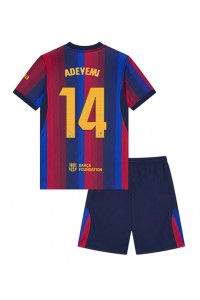 Barcelona Karim Adeyemi #14 Jalkapallovaatteet Lasten Kotipeliasu 2026-27 Lyhythihainen (+ Lyhyet housut)